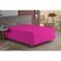 Lençol Com Elástico Queen Nobre 1 Peça Luva De Box 55cm De Altura Malha 100% Algodão - Pink