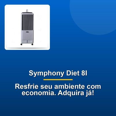 Climatizador Evaporativo Symphony Diet 8i 8l 110V 60hz