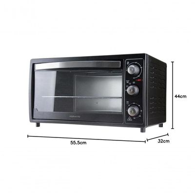 Forno Eletrico Agratto 50 Litros 1500W De Bancada F50l01 Preto 220V