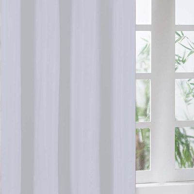 Cortina Cortaluz Em Pvc Para Varão Simples 2,80m X 1,60m 100% Policloreto De Vinila - Branco