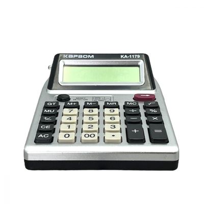 Calculadora Eletrônica De Mesa Com 02 Telas Lcd Digital