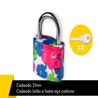 Cadeado Tsa 21mm Em Latão - Trava De Para Bolsas, Malas E Armários