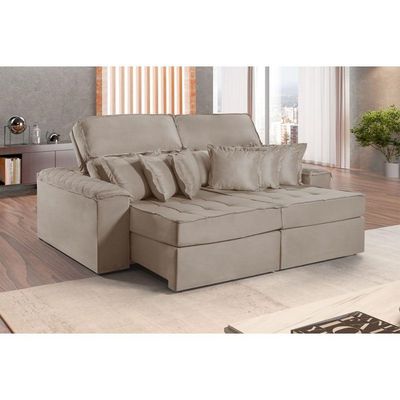 Sofa Martins M-188 02 Md.1,20 Com Almofadas - V-211 Bege