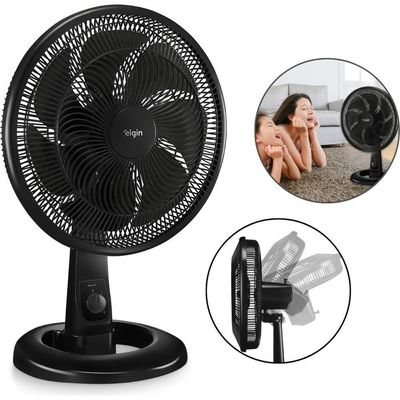 Ventilador De Mesa Breeze Air 40cm 140w Preto Elgin 220V