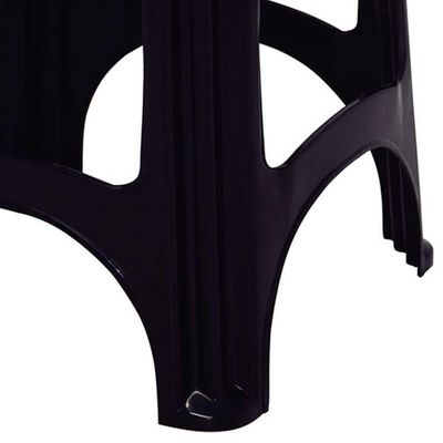 Banqueta Tramontina Niterói Eco Em Polipropileno Preto 45cm