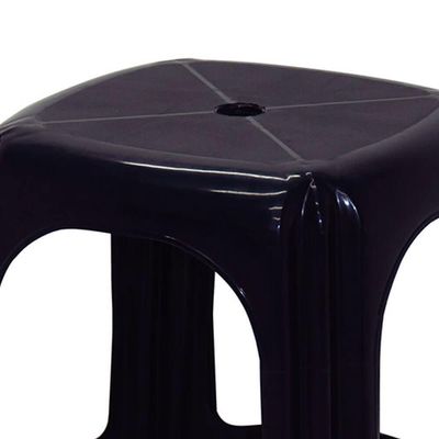Banqueta Tramontina Niterói Eco Em Polipropileno Preto 45cm