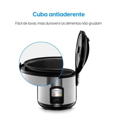 Panela De Arroz Elétrica 10 Xícaras 1,8L 700W 220V - Elgin