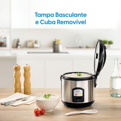 Panela De Arroz Elétrica 10 Xícaras 1,8L 700W 220V - Elgin