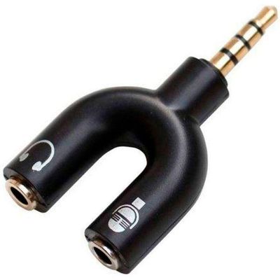 Adaptador Para Headset-fone De Ouvido P2 Fêma (fone E Mic) Para P3 Macho - Cdc-1021