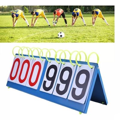 Placar De Mesa Manual Dobrável 6 Dígitos Contador De Pontos Até 999 Para Esportes