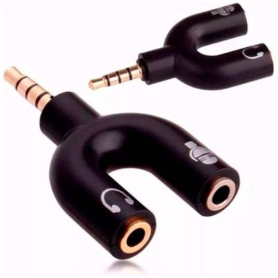 Adaptador Para Headset-fone De Ouvido P2 Fêma (fone E Mic) Para P3 Macho - Cdc-1021
