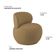 Poltrona Orgânica Aisha Base Fixa Bouclé Camel - Nexta Casa