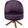 Poltrona Giratória Mississipi Base Giromad Veludo Roxo - Nexta Casa