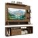 Rack Com Painel Para Tv Até 60 Polegadas 180 Cm Rustic Cancun Madesa Rustic