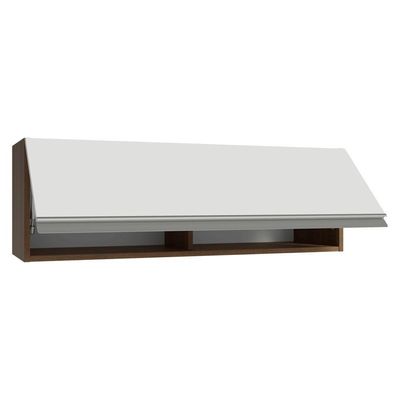 Armário Aéreo 100 Cm 1 Porta Basculante Rb Glamy Madesa Rustic/branco