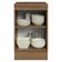 Balcão De Cozinha 50cm 1 Porta (com Tampo) Rustic/crema Vik Madesa Rustic/crema
