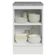 Balcão De Cozinha 50cm 1 Porta (com Tampo) Branco-crema Vik Madesa Branco-crema