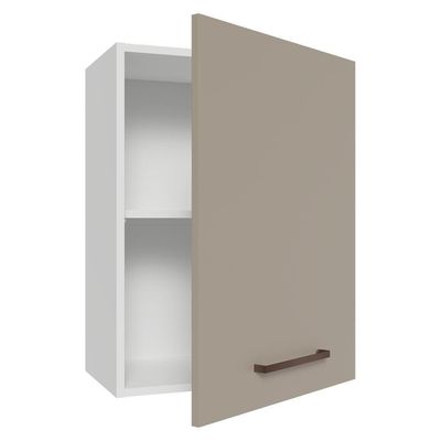Armário Aéreo 50cm 1 Porta Branco/crema Agata Madesa Branco/crema