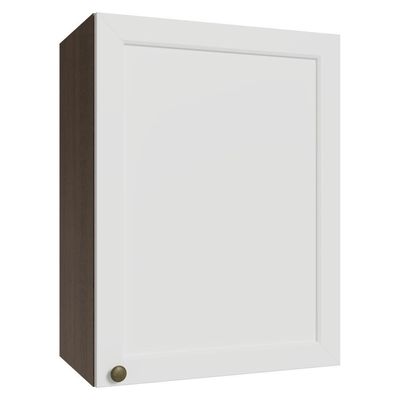 Armário Aéreo 50cm 1 Porta Rustic/branco Vik Madesa Rustic/branco