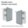 Armário Aéreo 50cm 1 Porta Branco/cinza Lux Madesa Branco/cinza