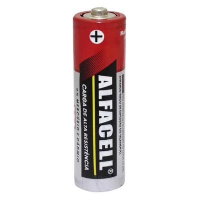 Pilha Pequena de Zinco Alfacell R6P4 4 Peças