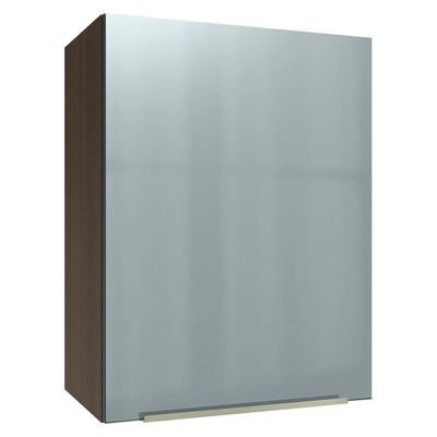 Armário Aéreo 50cm 1 Porta Rustic/cinza Lux Madesa Rustic/cinza