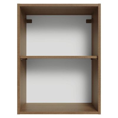 Armário Aéreo 50cm 1 Porta Rustic/branco Glamy Madesa Rustic/branco