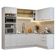 Armário De Cozinha Completa De Canto 399 Cm Branco Vik Madesa 02 Branco