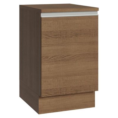 Balcão De Cozinha 50cm 1 Porta Rustic Glamy Madesa Rustic