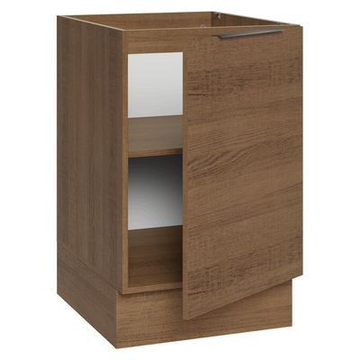 Balcão De Cozinha 50cm 1 Porta (sem Tampo) R Stella Madesa Rustic