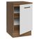 Balcão De Cozinha 50cm 1 Porta Rustic/branco Agata Madesa Rustic/branco