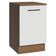 Balcão De Cozinha 50cm 1 Porta Rustic/branco Agata Madesa Rustic/branco
