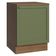 Balcão De Cozinha 60 Cm 1 Porta Rustic/verde Vik Madesa Rustic/verde