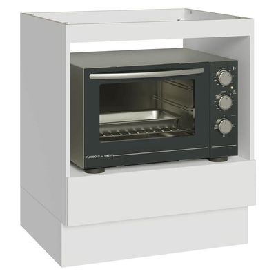 Balcão Para Forno/micro-ondas 70 Cm 1 Gaveta (sem Tampo) Branco Madesa Branco