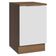 Balcão De Cozinha 50cm 1 Porta Rustic/branco Stella Madesa Rustic/branco