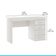Mesa Escrivaninha Home Office Com 4 Gavetas 120cm Menu Móveis Branco