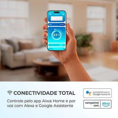 Ar Condicionado AIWA Split High Wall High Inverter 24.000 BTUs Frio AWS-AC-24F 220V 220V