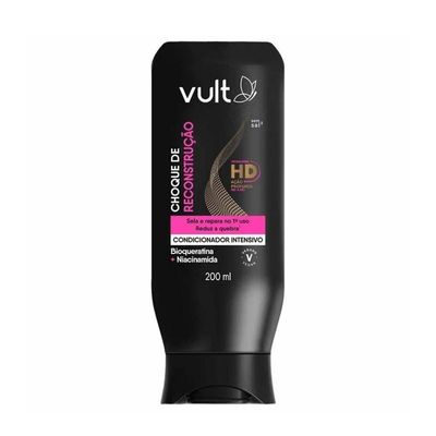 Condicionador Intensivo Choque De Reconstrução Sela E Repara O Cabelo Hd 200ml Vult