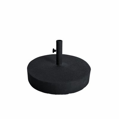 Guarda Sol Ombrelone 3,00m + Base 40kg Para Praia Piscina Jardim Preto