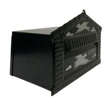 Caixa De Correios Pombinhos De Muro Grande 20x25x12cm Preto