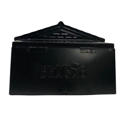 Caixa De Correios Pombinhos De Muro Grande 20x25x12cm Preto