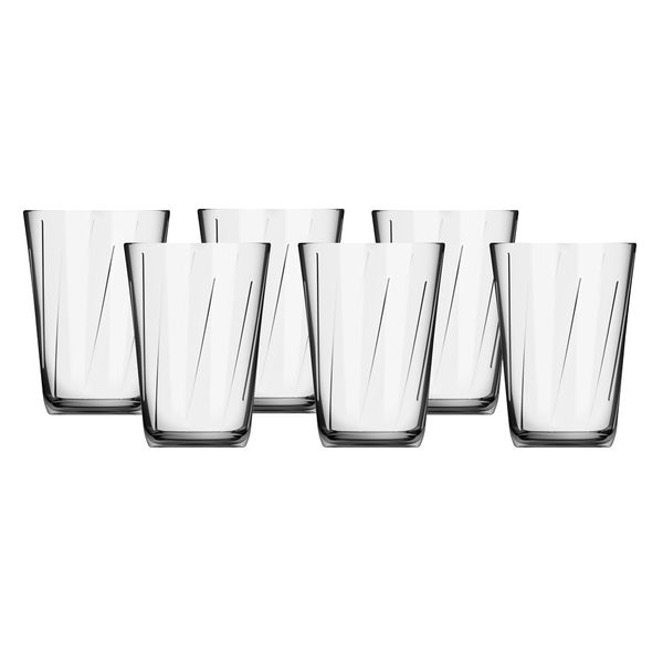 Jogo de Copos Nadir Amazon em Vidro Transparente 6 Peças 190ml Jogo de Copos Nadir Amazon em Vidro Transparente 6 Peças 190ml