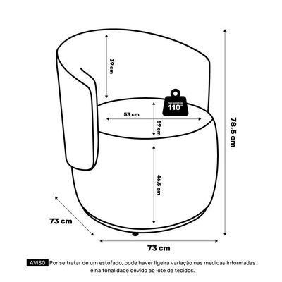 Kit 02 Poltronas Decorativas Aisha Orgânica Veludo Preto - Desk Design