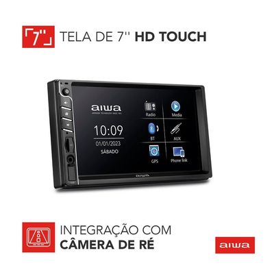 Car áudio Central Multimídia Tela 7" Hd Aws-ca-dd-01 Bivolt