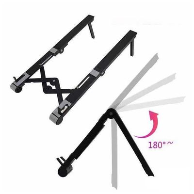 Suporte Para Notebook Dobrável Apoio Antiderrapante Base Multifuncional Tablet Celular Até 15,6”
