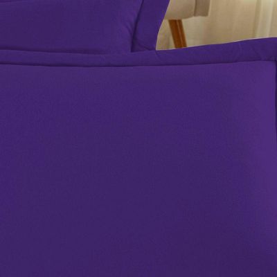 Porta Travesseiro Matelado Nobre 1 Peça Malha 100% Algodão - Roxo