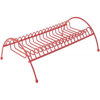 Escorredor De Pratos Para Armário e Pia Vermelho - Linha Red Arthi