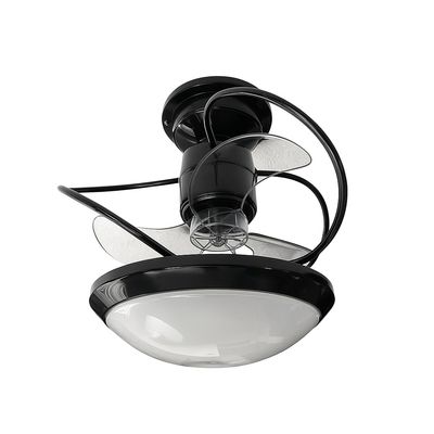 Ventilador de Teto Treviso Preto Bali Chave Parede Bivolt