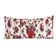 Capa Para Travesseiro De Corpo Xuxão Rafaela Estampada - Floral Vermelho/Marrom