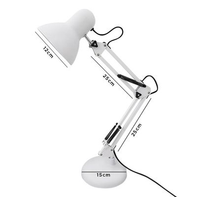 Luminária De Mesa Articuladal Manicure Escritorio  BRANCO